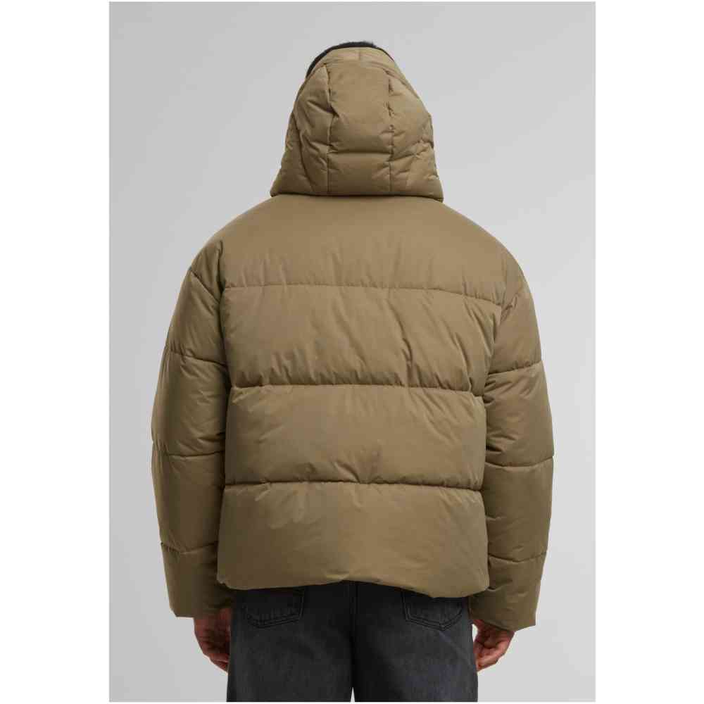 Urban Classics - With Flap Hood Puffer jacket - Olive green